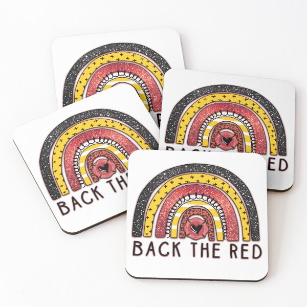 Item preview, BACK THE RED FIRE FIGHTER designed and sold by OverbeeDesigns.