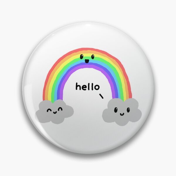 Item preview, Hello Happy Rainbow designed and sold by Manicdoodler.