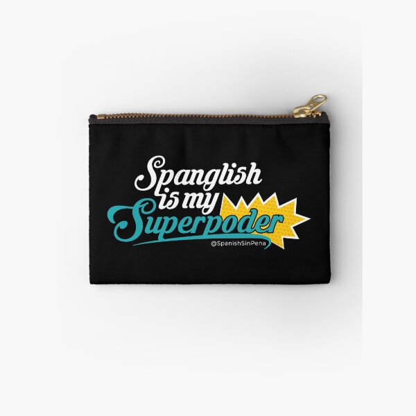 Item preview, Spanglish Is My Superpoder (Black) designed and sold by ssp-merch.