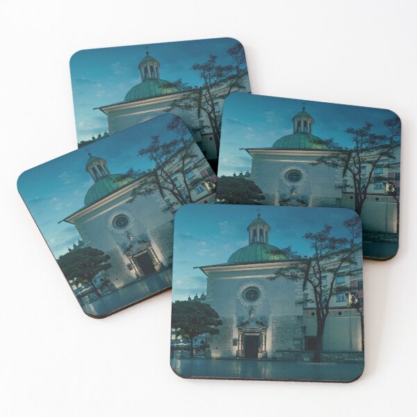 Item preview, Old church on the main square in Krakow at night, Poland designed and sold by Mikołaj Niemczewski.