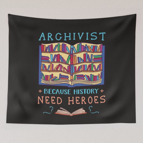 Item preview, Archivist Bookshelf Quote Art designed and sold by MrEddie10.