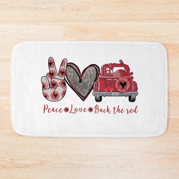 Item preview, PEACE, LOVE, BACK THE RED designed and sold by OverbeeDesigns.