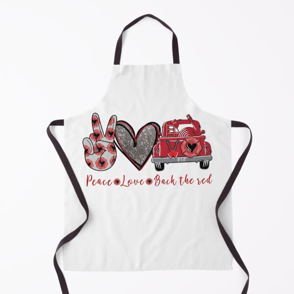 Item preview, PEACE, LOVE, BACK THE RED designed and sold by OverbeeDesigns.