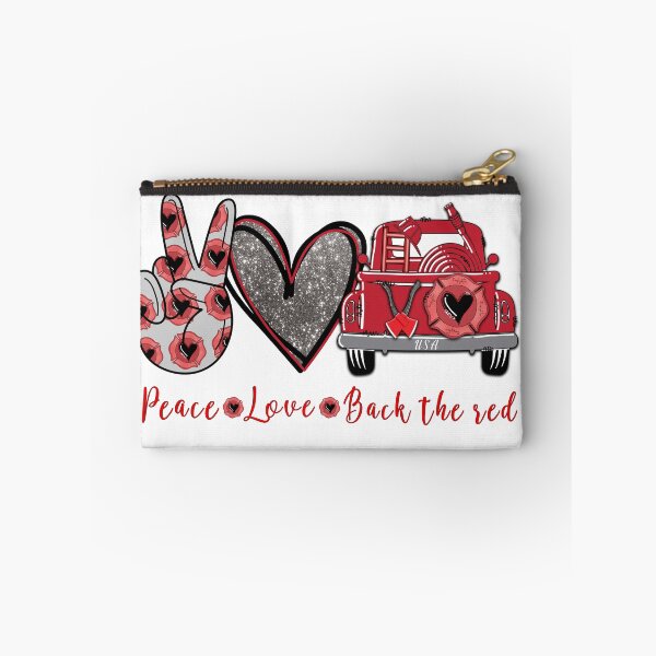 Item preview, PEACE, LOVE, BACK THE RED designed and sold by OverbeeDesigns.