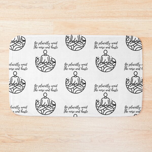 Item preview, Go placidly amid the noise and haste designed and sold by Lilac225769.