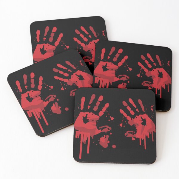 Item preview, Bloody handprints designed and sold by SpookyBat.