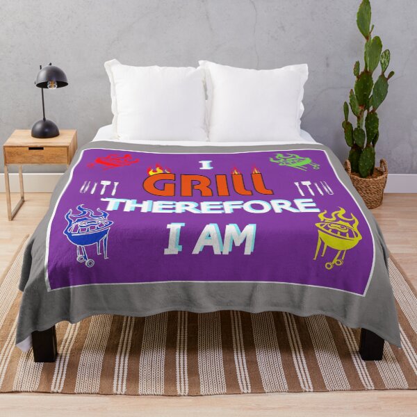 Item preview, I GRILL Therefore I Am - Grill Lovers and BBQ Enthusiasts - LGBTQ designed and sold by ThisNThatImages.