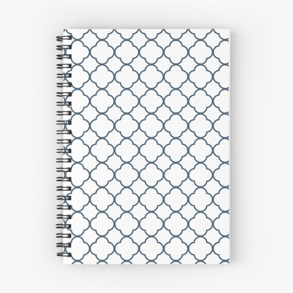 Item preview, Dusky Blue Clover Quatrefoil Pattern (Reverse) designed and sold by Jared Davies.
