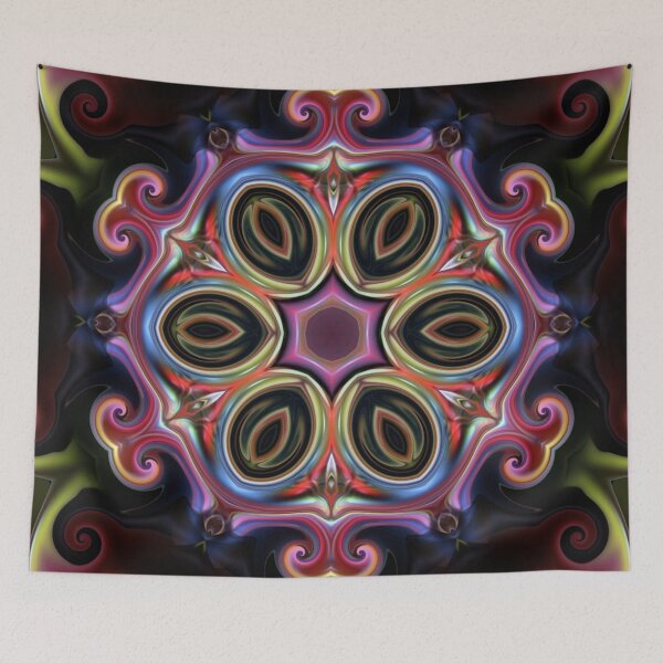 Item preview, Rainbow Fractal Snowflakes designed and sold by Alpha Omega Shop.