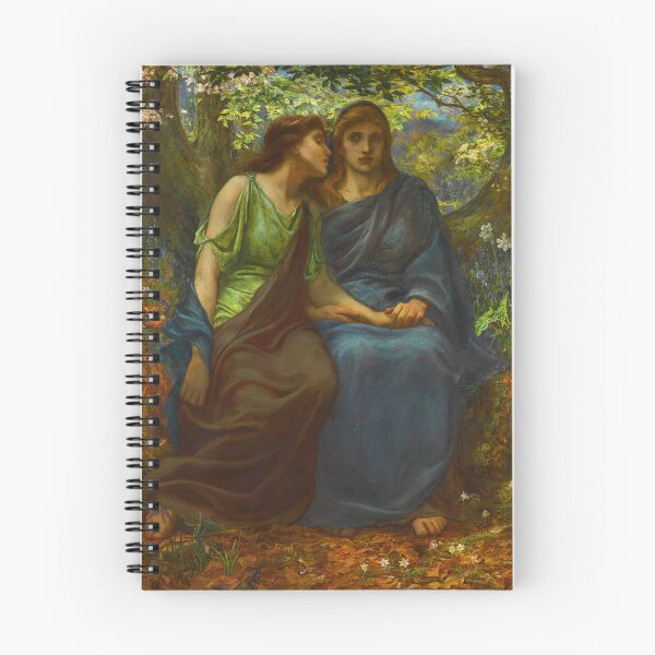 Item preview, Demeter and Persephone | John Dickson Batten | 1891 Pre-Raphaelite Greek Mythology Art designed and sold by CJET.