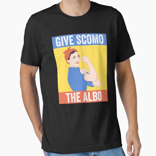 Vista previa del artículo con la obra «Dale a Scomo el Albo», diseñado y vendido por Nelda Lakin.