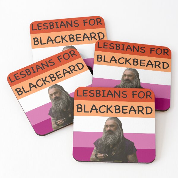 Item preview, Lesbians For Blackbeard designed and sold by thetiredmermaid.