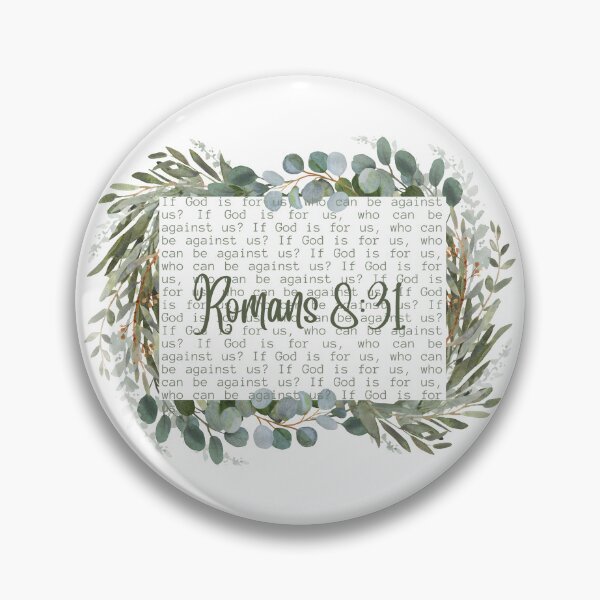 Item preview, Romans 8:31 designed and sold by ClairsCreations.