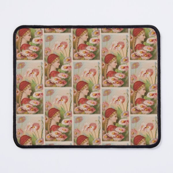 Item preview, Wild English Daisy: Daintiness, 1892 | Language of Flowers Trading Card N75 designed and sold by CurrantJam.