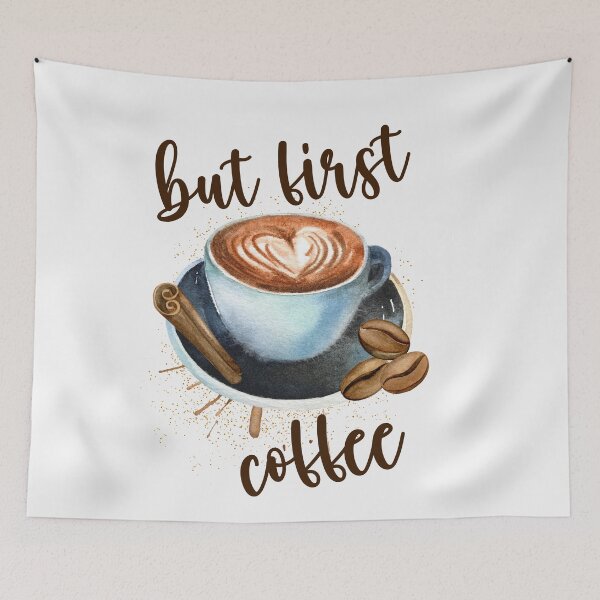 Item preview, But First Coffee  designed and sold by HappyLifeCreate.