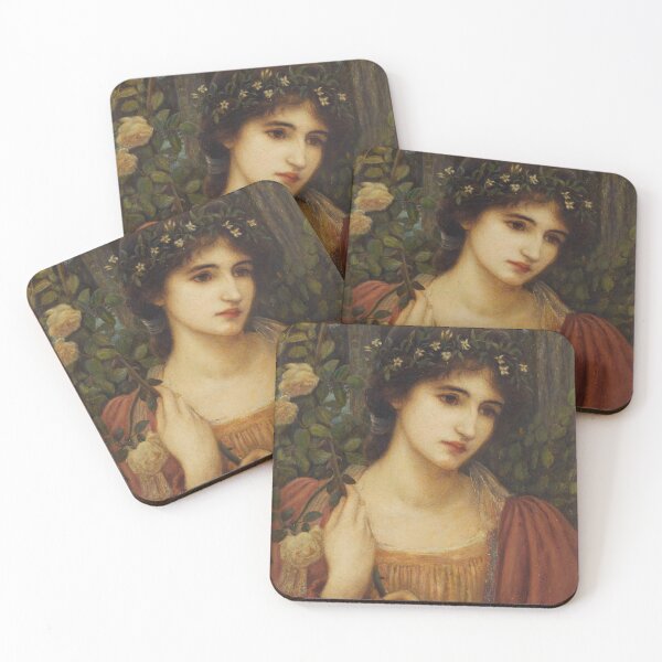 Item preview, Gelsomnia (Jasmine) | Marie Stillman | 1888 Pre-Raphaelite Art designed and sold by CJET.
