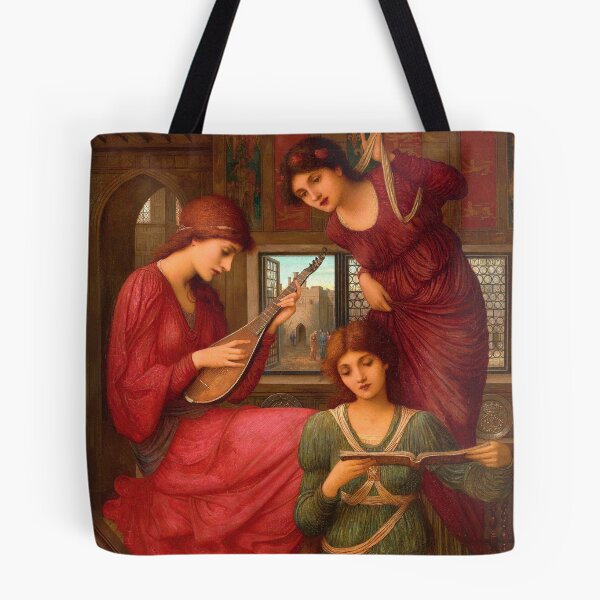 Item preview, In the Golden Days | John Melhuish Strudwich | 1907 Pre-Raphaelite Art  designed and sold by CJET.