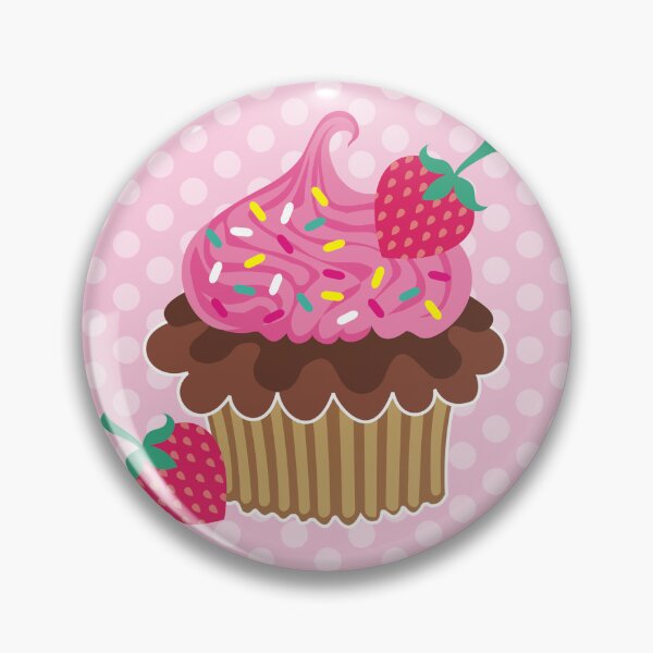 Item preview, Strawberry & Chocolate Cupcake designed and sold by prettycritters.
