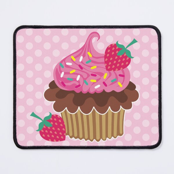 Item preview, Strawberry & Chocolate Cupcake designed and sold by prettycritters.
