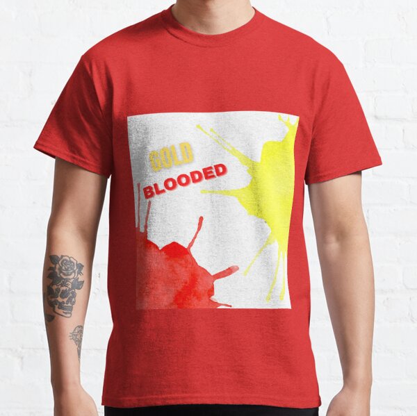 Gold Blooded (Men's Red Tee)