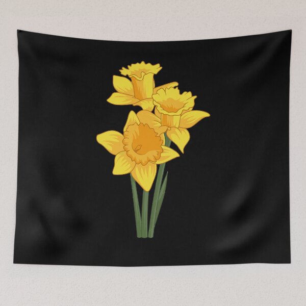 Item preview, Daffodils Flowers Floral Style Spring Easter Garden Art designed and sold by Dressed For  Duty.