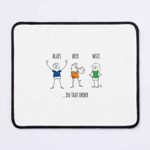 Item preview, BLUES BEER WIFE IN THAT ORDER designed and sold by Creative-Flo.