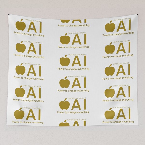 Item preview, Appl AI - Power to change everything (AI t-shirt) designed and sold by Gibson Futures.