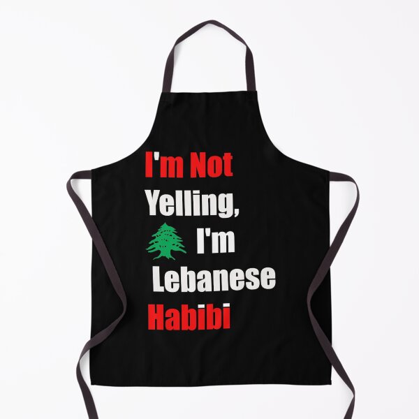 Item preview, I'm Not Yelling, I'm Lebanese Habibi, Funny Arabic designed and sold by Anabel Ferry.