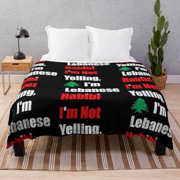 Item preview, I'm Not Yelling, I'm Lebanese Habibi, Funny Arabic designed and sold by Anabel Ferry.