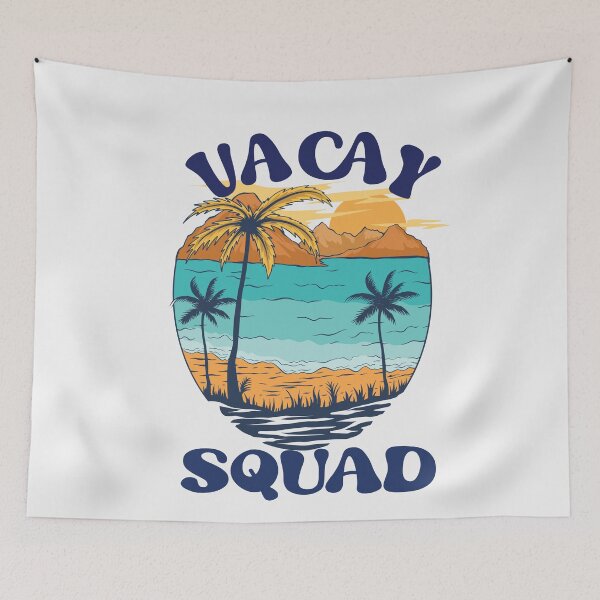 Item preview, Vacay Squad Cool Beach Lover Funny Vacation Gift designed and sold by SharpThreadZ.