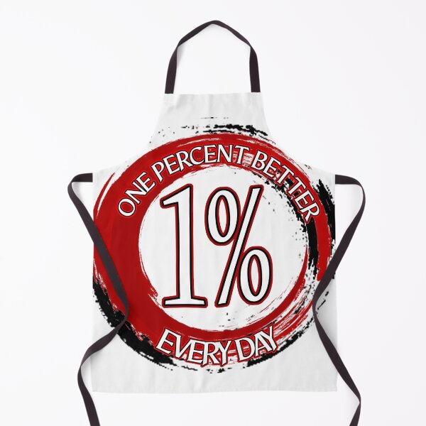 Item preview, One percent better Brush Stroke Logo designed and sold by allpointsdesign.