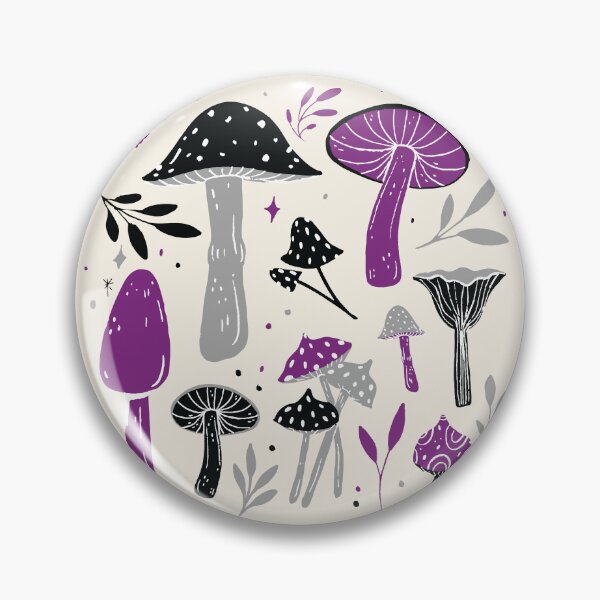 Item preview, Asexual Pride Mushrooms designed and sold by Harley Craig.