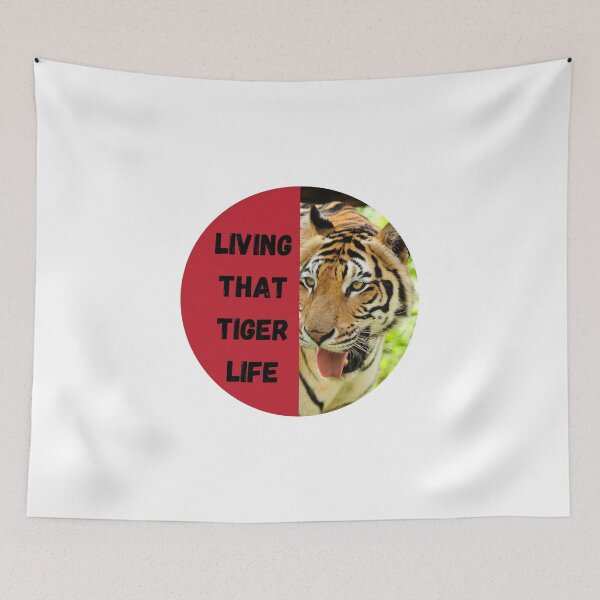 Item preview, living that tiger life designed and sold by DoraHappy.