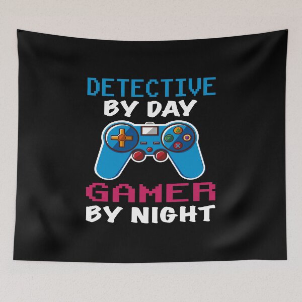 Item preview, Funny detective Gamer Gift Idea, detective Job Quotes Gift, detective Dad Husband Gaming Lover Design, detective video Games Christmas Gift designed and sold by xlnv.