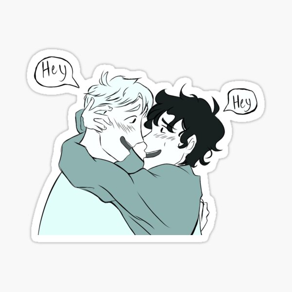 Vista previa del artículo con la obra «Nick y Charlie abrazándose (Heartstopper)», diseñado y vendido por Sophprano.