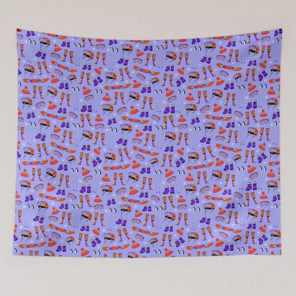 Item preview, Winter activity seamless pattern. designed and sold by Skaska.