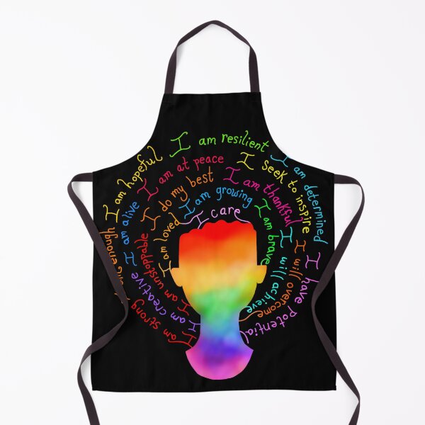 Item preview, Rainbow Pride Positive Affirmations Female Silhouette designed and sold by Deborah Camp.
