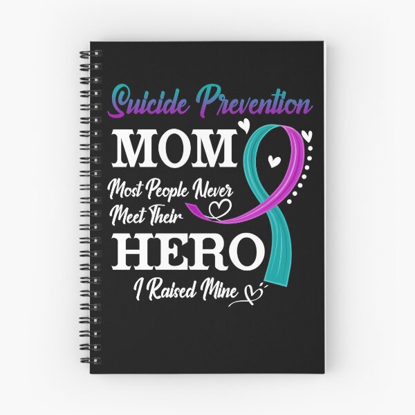 Item preview, Proud Suicide Prevention Mom Most People Never Meet Their Hero I Raised Mine Suicide Prevention Awareness designed and sold by Kohend.