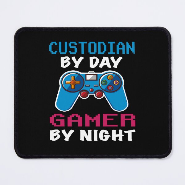 Item preview, Funny custodian Gamer Gift Idea, custodian Job Quotes Gift, custodian Dad Husband Gaming Lover Design, custodian video Games Christmas Gift designed and sold by xlnv.