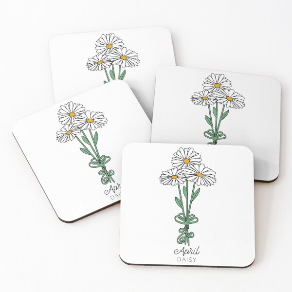 Item preview, April Birth Month Flower (Daisy Flower) designed and sold by customsbykate.