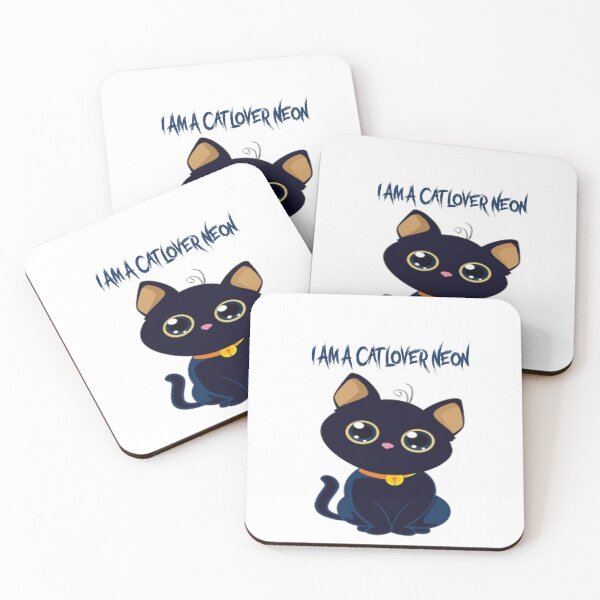 Aperçu de l'œuvre I am a cat lover neon créée et vendue par dngr shop.