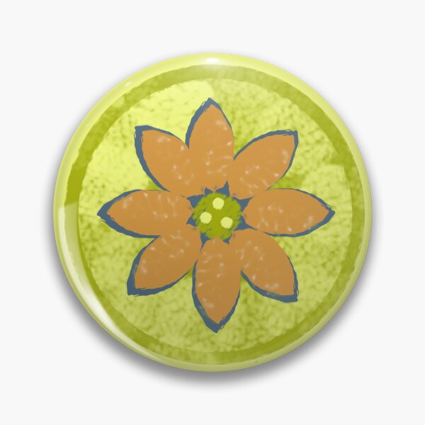 Item preview, Yellow round flower designed and sold by Mary Jane Lange.