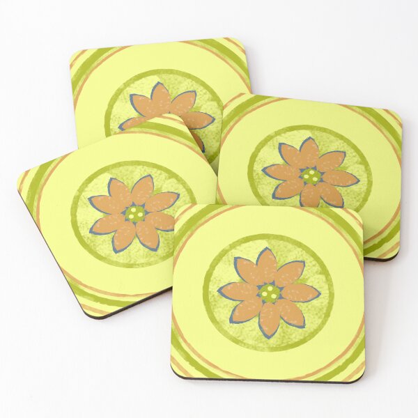 Item preview, Yellow round flower designed and sold by Mary Jane Lange.