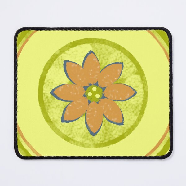 Item preview, Yellow round flower designed and sold by Mary Jane Lange.
