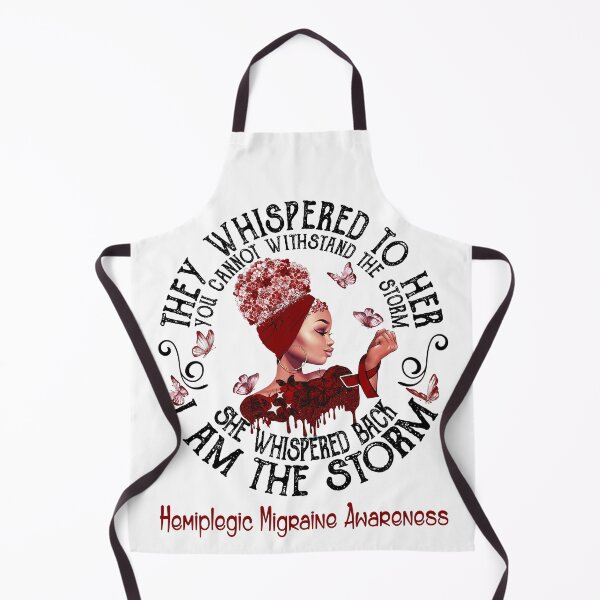 Item preview, Black Girl I Am The Storm Hemiplegic Migraine Awareness designed and sold by Mnrshirley.
