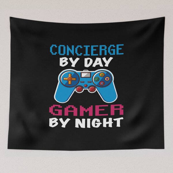 Item preview, Funny concierge Gamer Gift Idea, concierge Job Quotes Gift, concierge Dad Husband Gaming Lover Design, concierge video Games Christmas Gift designed and sold by xlnv.