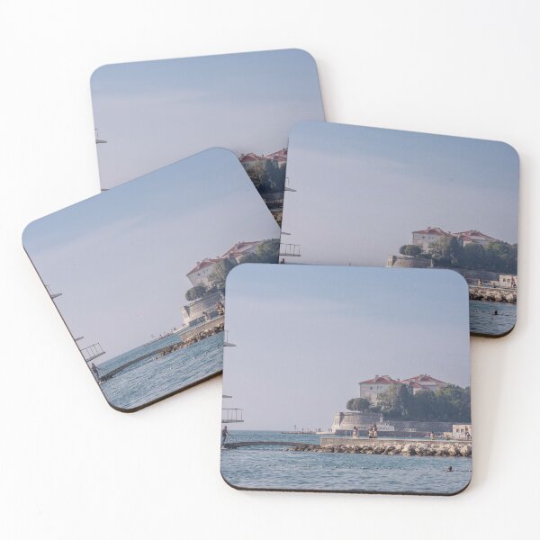 Item preview, Scenic seaside diving pier in Zadar, Croatia designed and sold by WorldScenery.