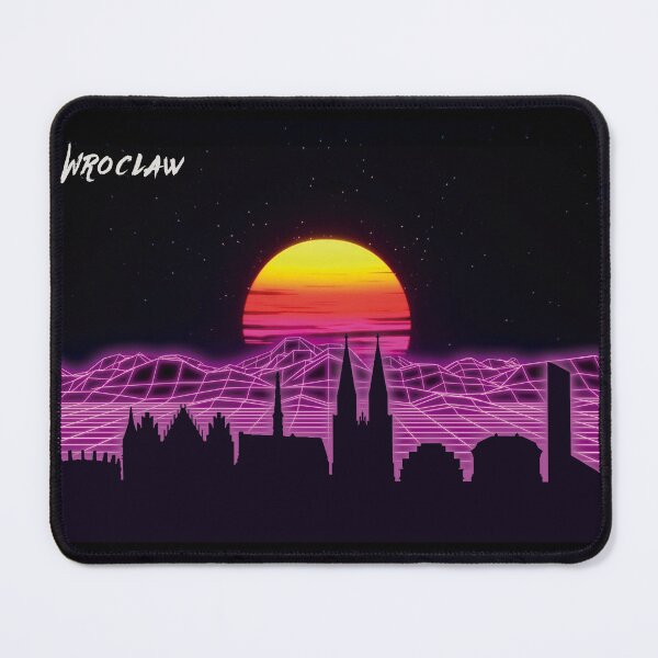 Item preview, Wroclaw Skyline Neon Nights designed and sold by DFerraz.