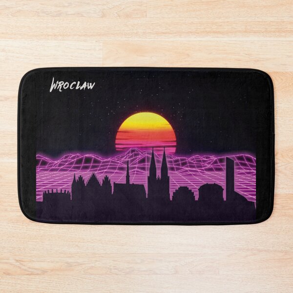 Item preview, Wroclaw Skyline Neon Nights designed and sold by DFerraz.