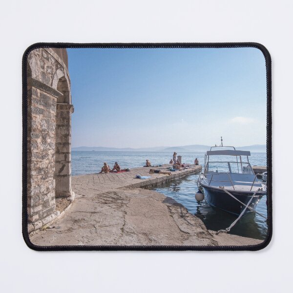 Item preview, Scenic waterfront pier along the Adriatic Coast designed and sold by WorldScenery.